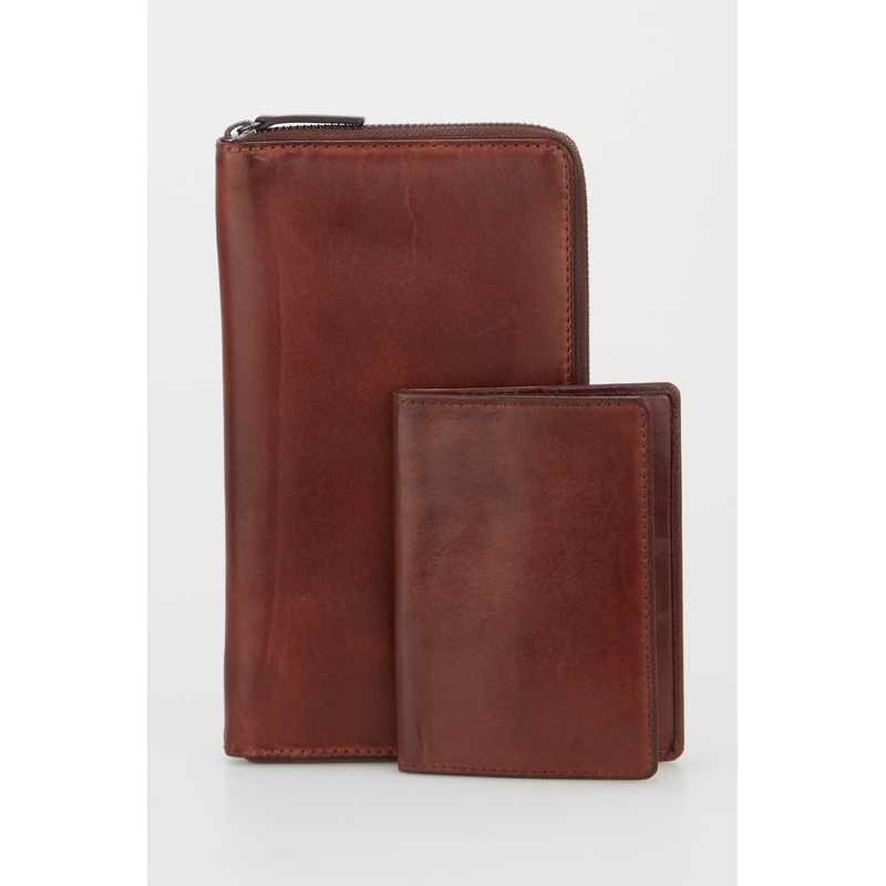 RFID Leather Travel Wallet
