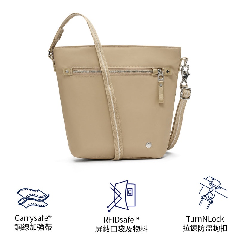 RFID  W Anti-theft Crossbody