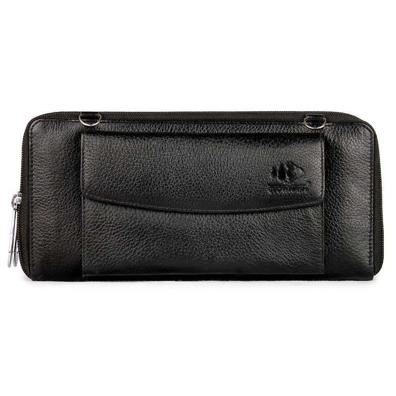 THE CLOWNFISH Enchant Black Leather Women's Wallet