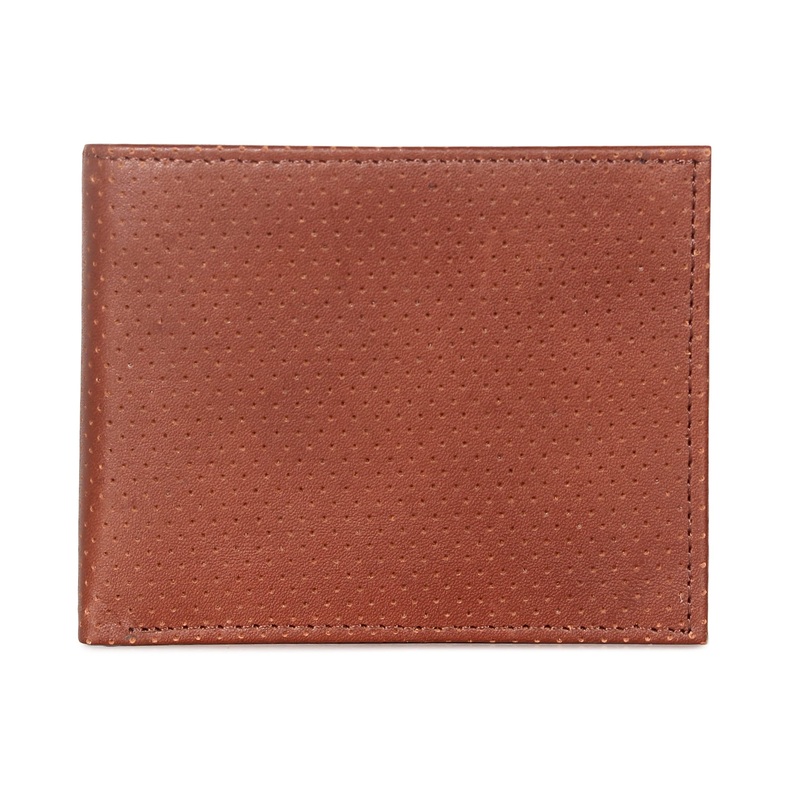 THE CLOWNFISH RFID Protected Genuine Leather Bi-Fold Wallet - Stylish with Multiple Card Slots | Classic Design | Tan