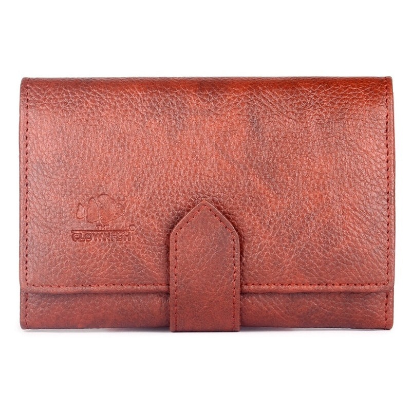 THE CLOWNFISH Tan Women's Wallet (TCFLWLFL-ABTN6)