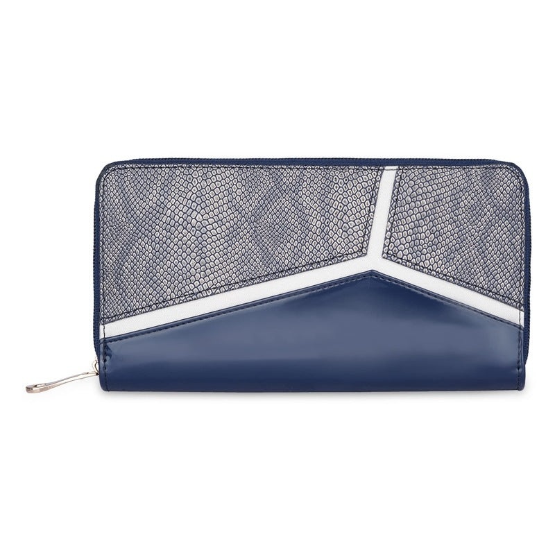 Women's Wallet with Multiple Card Holders | Clutch Style | Compact | Navy Blue