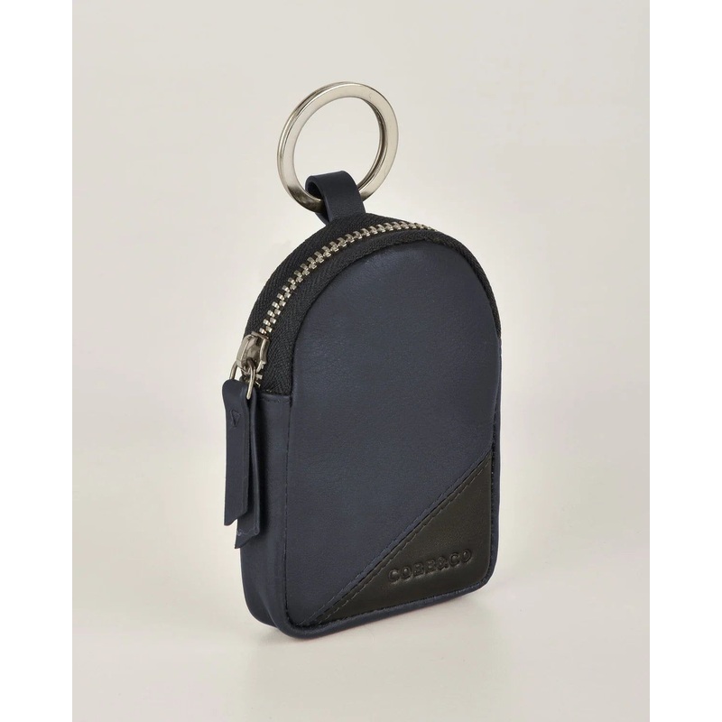 Gabee - Johnson RFID Two-Tone Leather Keyring & Card holder