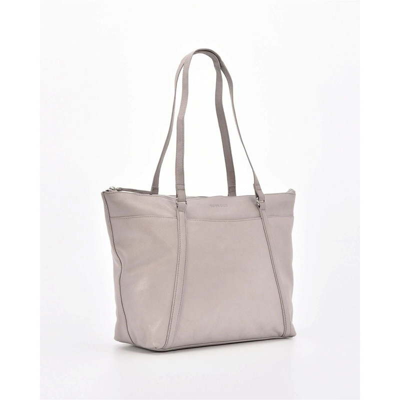 Gabee - Montrose RFID Protective Leather Tote with Padded Sleeve
