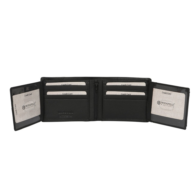 Modapelle - MENS RFID LEATHER WALLET