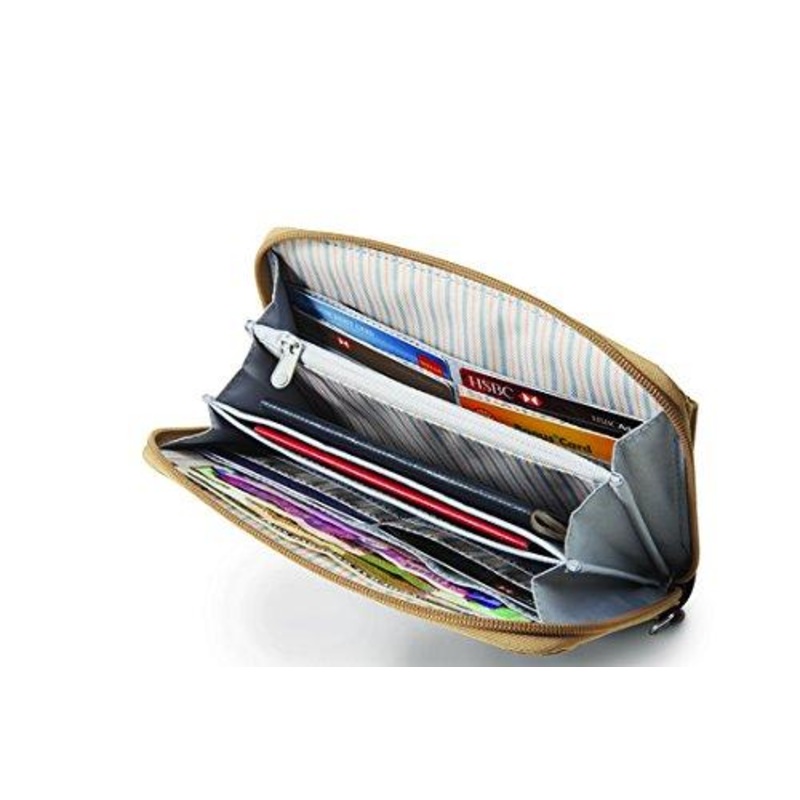 RFIDsafe W200 Anti-Theft RFID Blocking Travel Wallet Lagoon