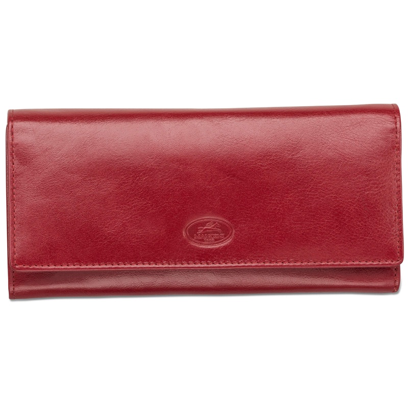 Mancini Leather Ladies RFID Secure Trifold Wallet