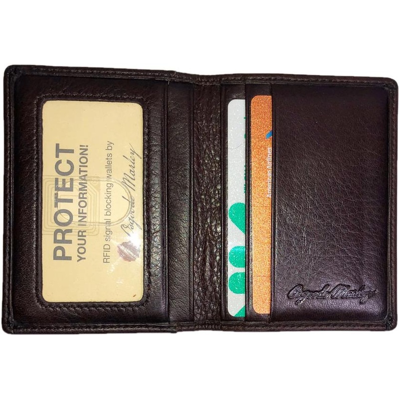 Osgoode Marley Leather Card Case with Double ID Window RFID
