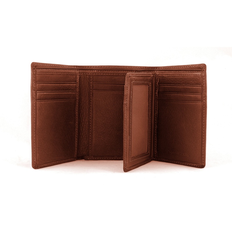 Osgoode Marley Leather Men's RFID Extra Page Trifold Wallet