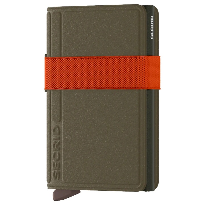 Secrid Liba Bandwallet - Geldbrse 6cc 10.2 cm RFID (green-orange)