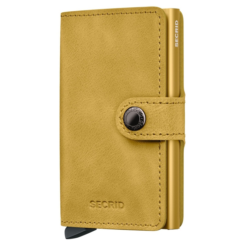 Secrid Vintage Miniwallet - Geldbrse RFID 6.5 cm (yellow)