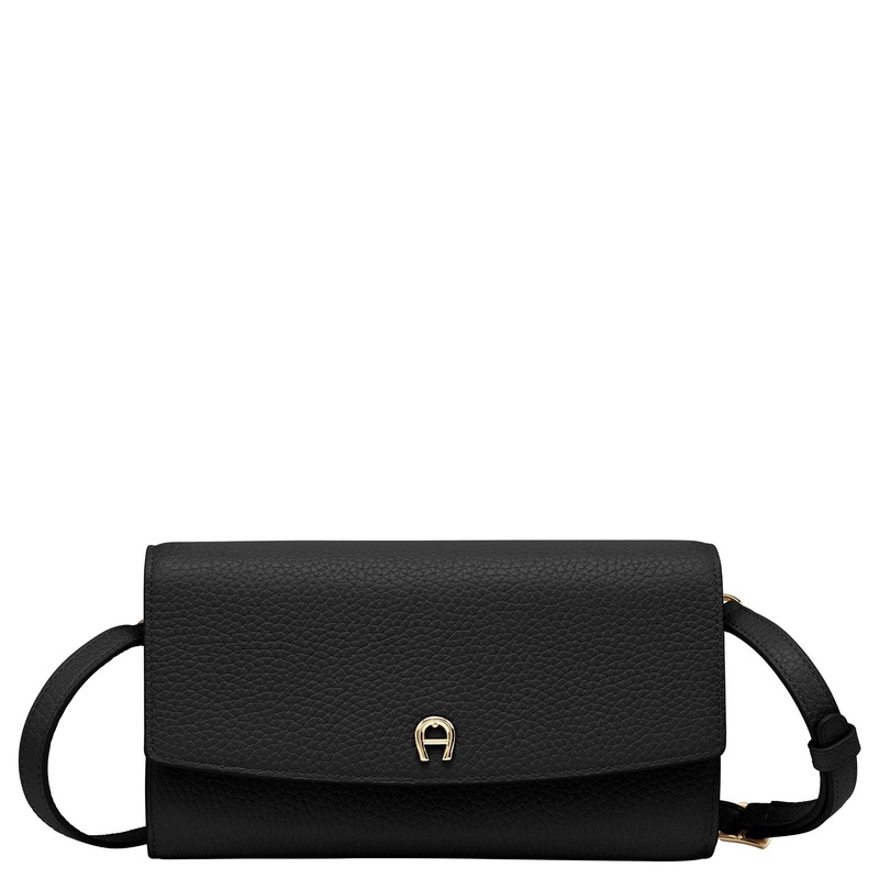 Aigner Wallet on Chain - Geldbrse 14cc 21.5 cm RFID (black)