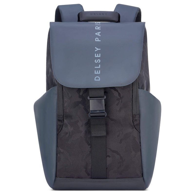 Delsey Paris Securflap - Rucksack 15" 45.5 cm RFID (schwarz army)