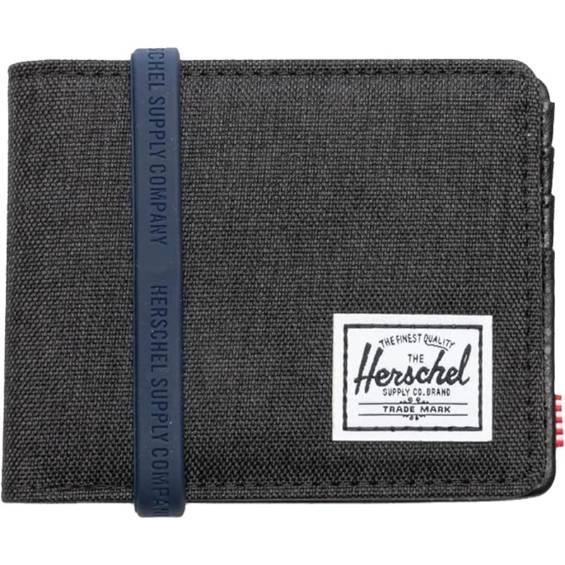 Hank Classic Bi-Fold Wallet RFID-black xhatch