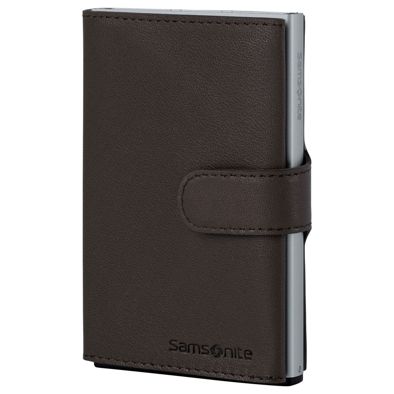 Samsonite Alu Fit 202 - Kreditkartenetui 8cc 10.2 cm RFID (dark brown)