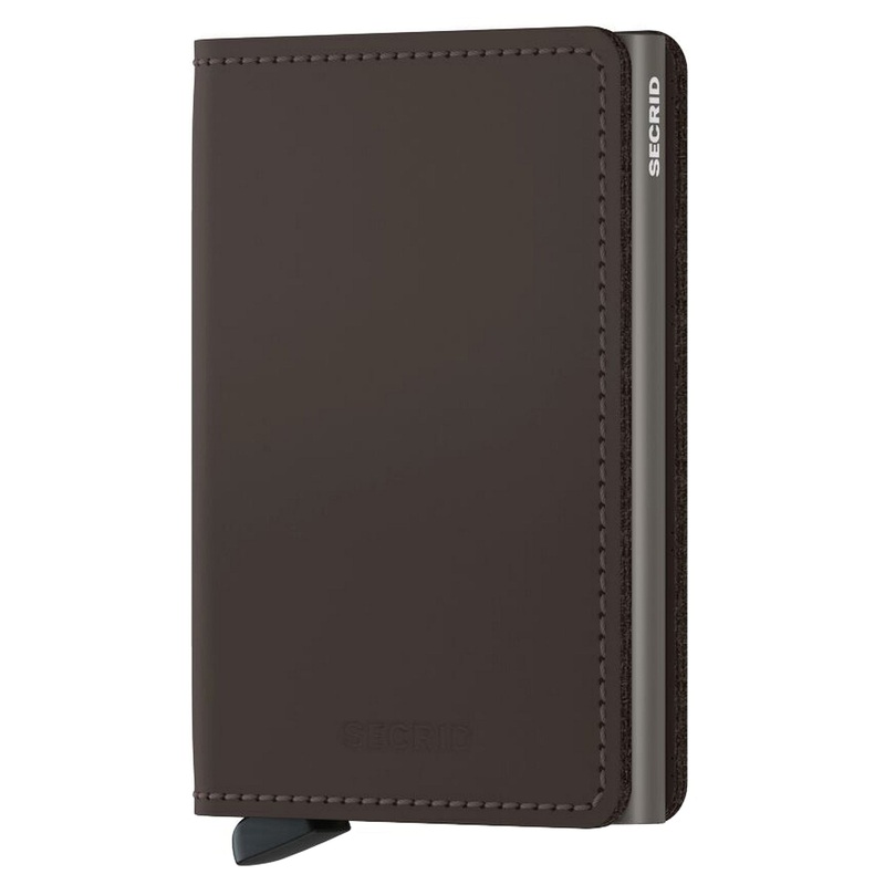 Secrid Matte Slimwallet - Geldbrse RFID 6.8 cm (truffle)
