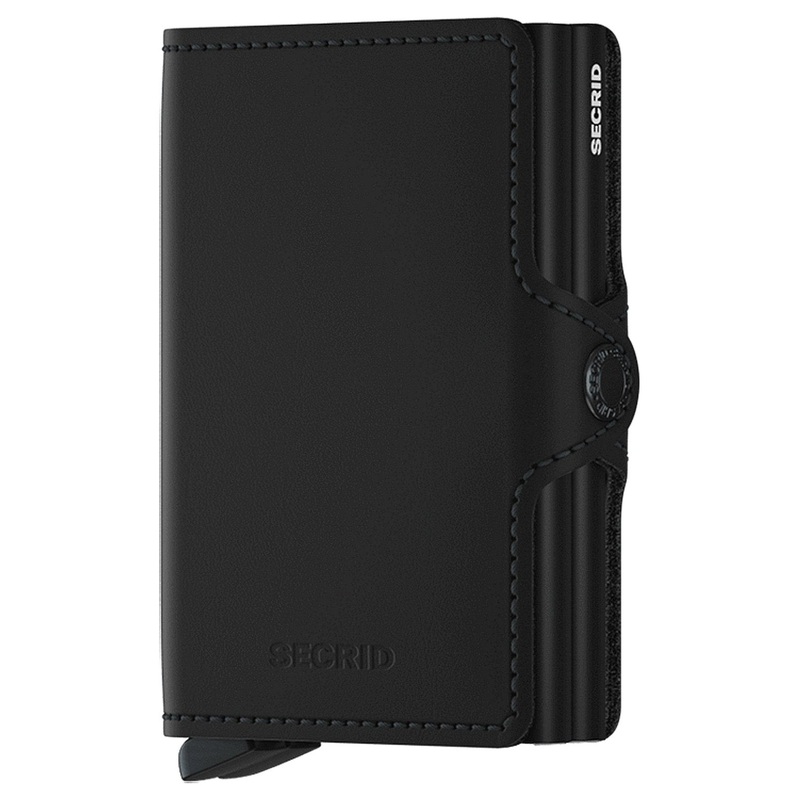 Secrid Matte Twinwallet - Geldbrse 12cc 7 cm RFID (black)