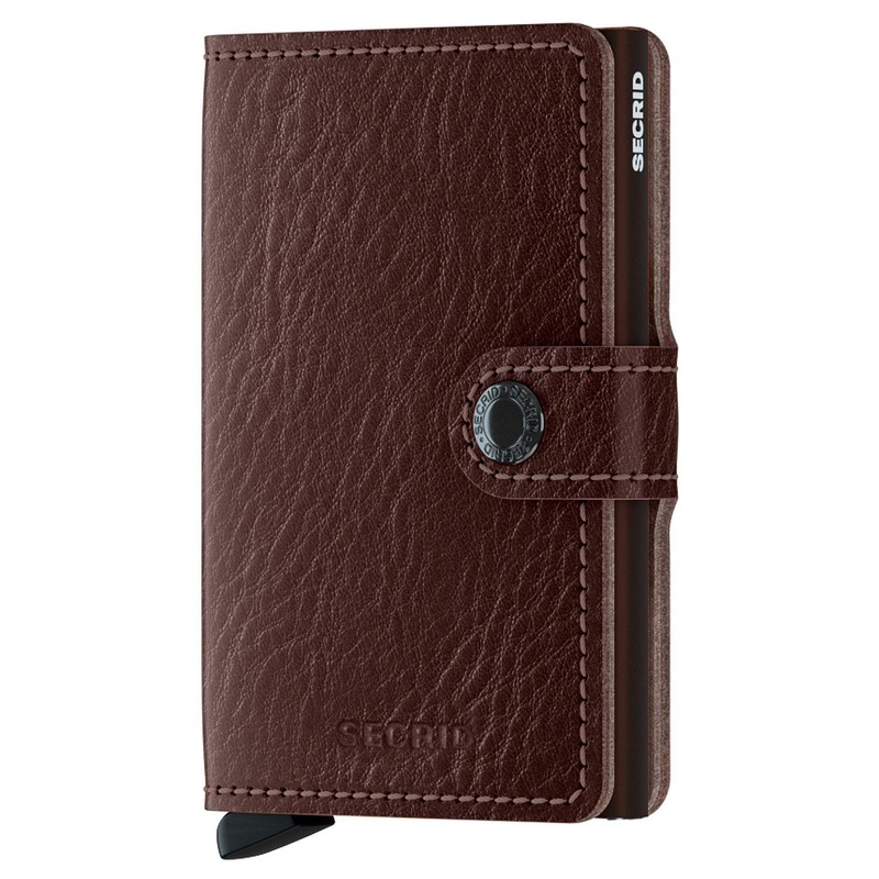 Secrid Vegetable Tanned Miniwallet - Geldbrse RFID 6.5 cm (espresso-brown)