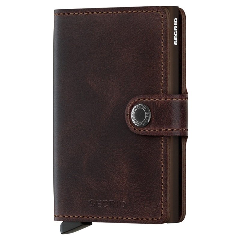 Secrid Vintage Miniwallet - Geldbrse RFID 6.5 cm (chocolate)