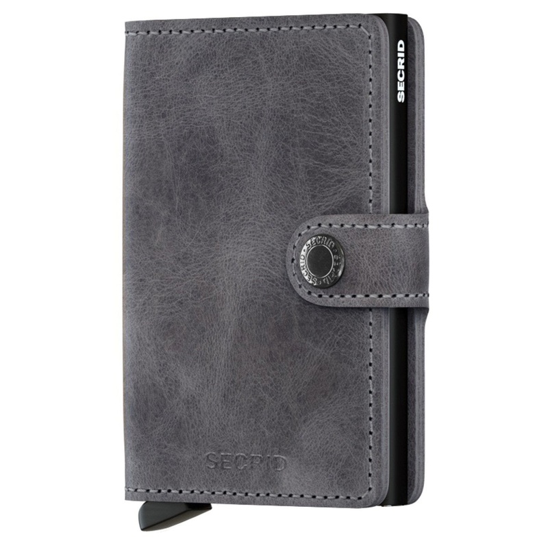 Secrid Vintage Miniwallet - Geldbrse RFID 6.5 cm (grey-black)