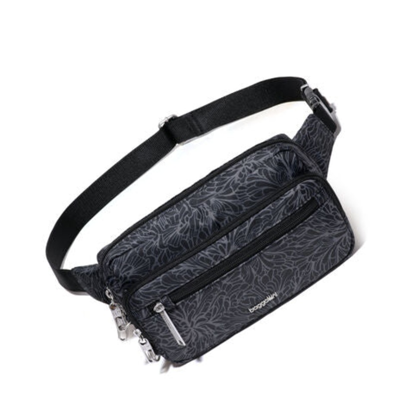 Securtex Anti-Theft Belt Bag - Midnight Blossom