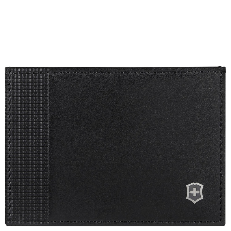 Victorinox Altius Alox Slim Card Case - Kreditkartenetui 3cc 10 cm RFID (black)