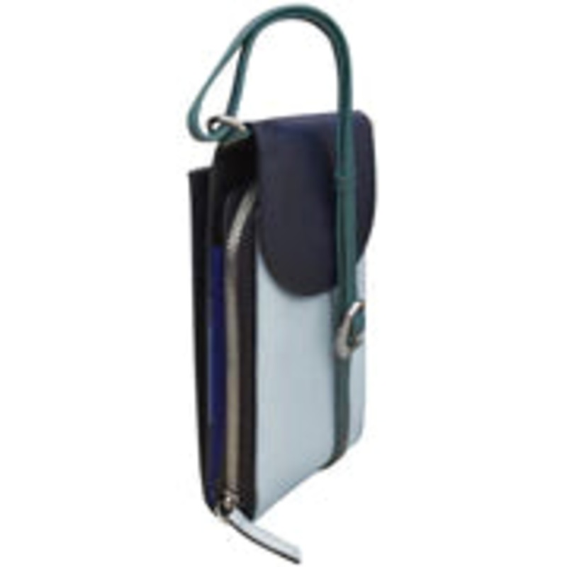 Accordion Phone RFID Crossbody Bag