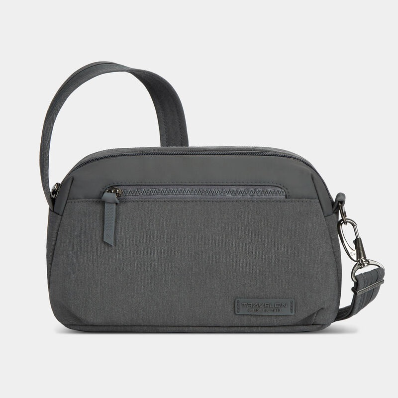 Anti-Theft Metro Dome Crossbody-Gray Heather