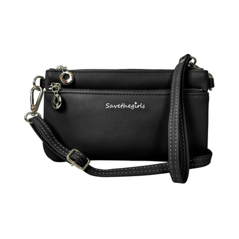 Bella RFID Crossbody/Wristlet with Touch Screen Window