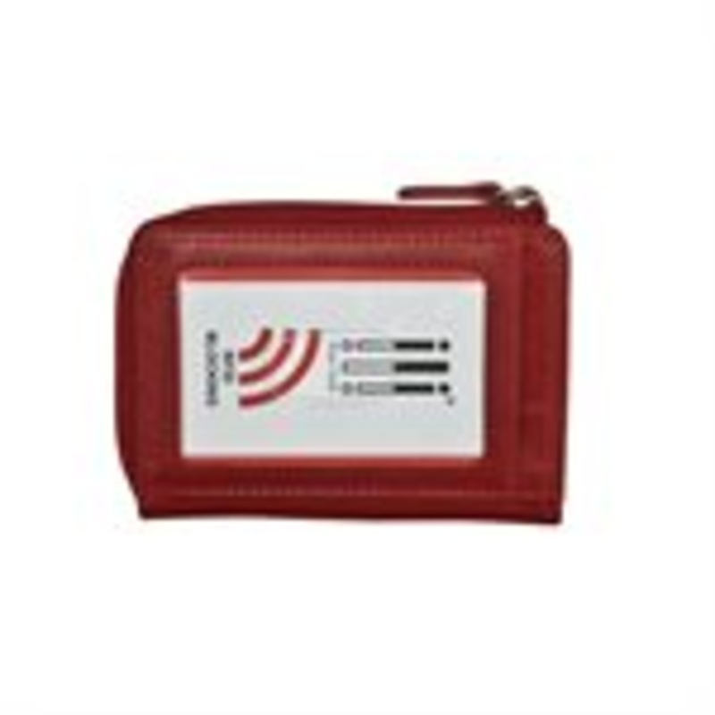 Leather Zip Card Holder RFID