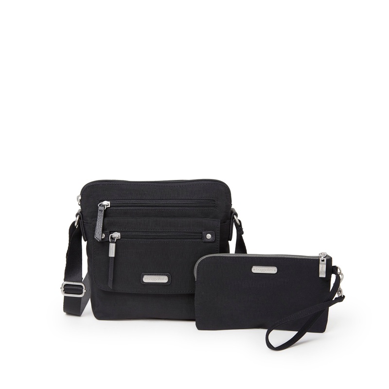 Baggallini Escape Crossbody with RFID Phone Wristlet