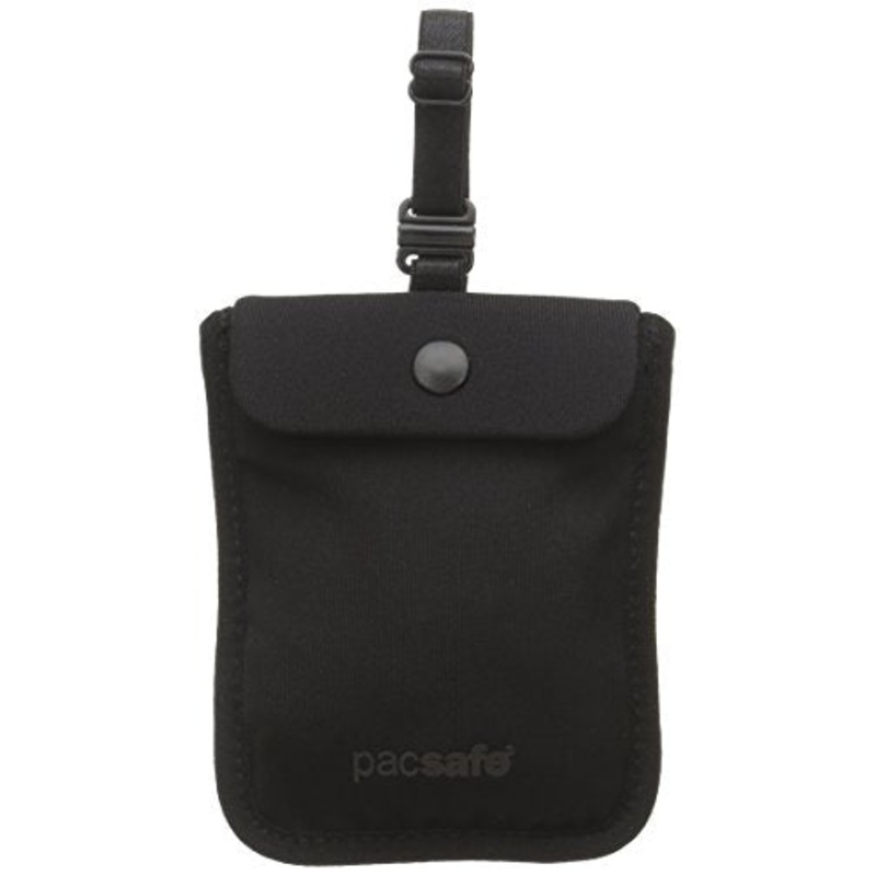 Pacsafe Coversafe S25 Anti-Theft Secret Bra Pouch, Black