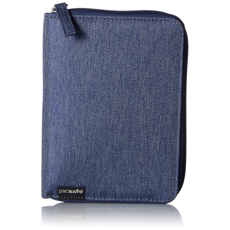 Pacsafe RFIDsafe LX150 RFID blocking zippe passport wallet