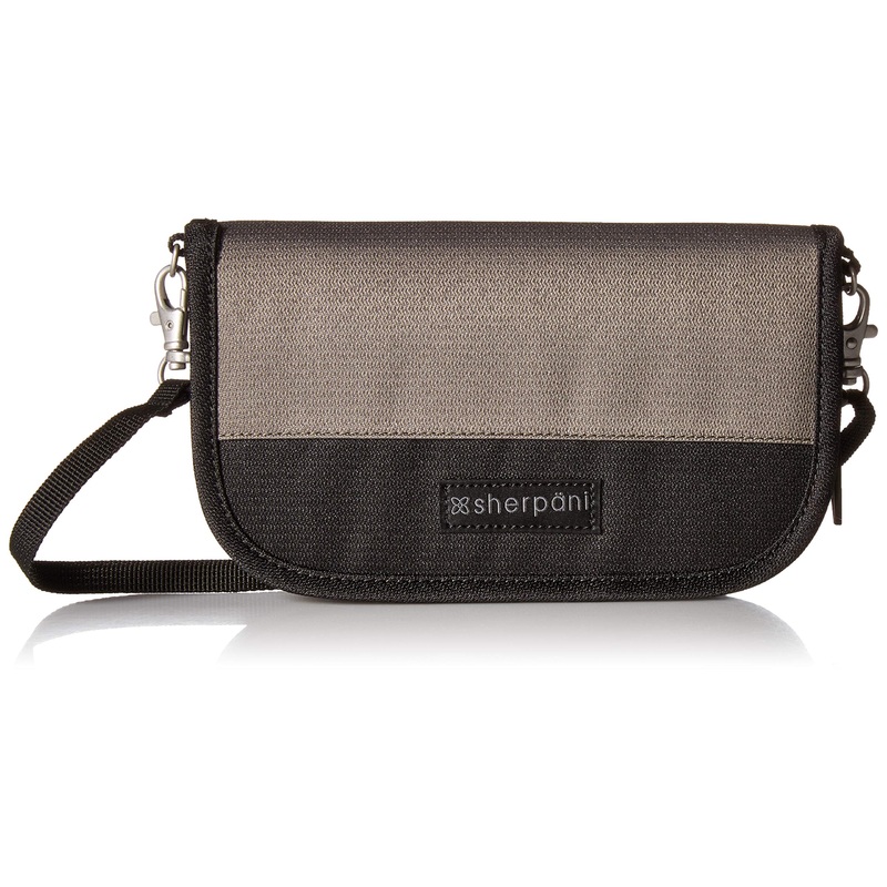 Sherpani Zoe 2.0 Crossbody Wallet for Women, with RFID Protection, made from Recycled Nylon Fabric