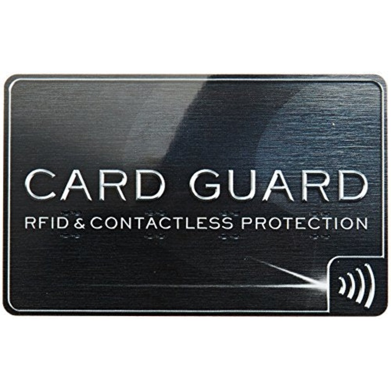 Design Go Rfid Card Guard, Black, One Size