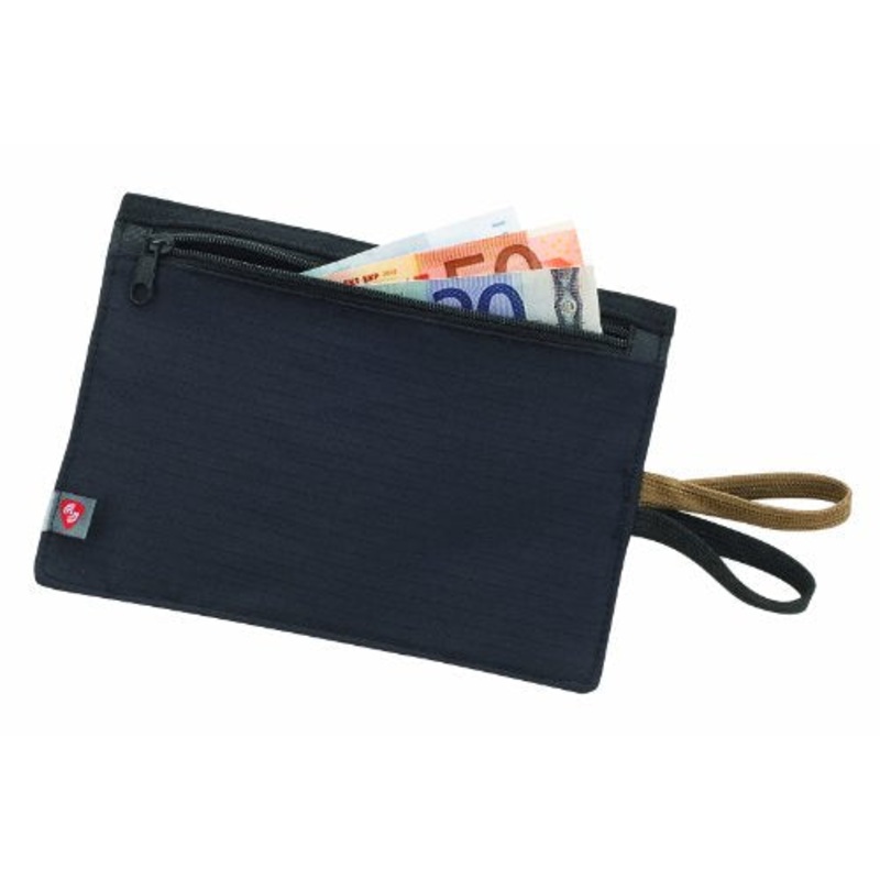 Lewis N. Clark Rfid-Blocking Hidden Travel Belt Wallet, Black, One Size