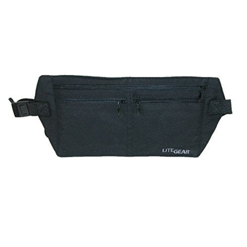 Litegear Rfid-Microfiber Moneybelt (Black)