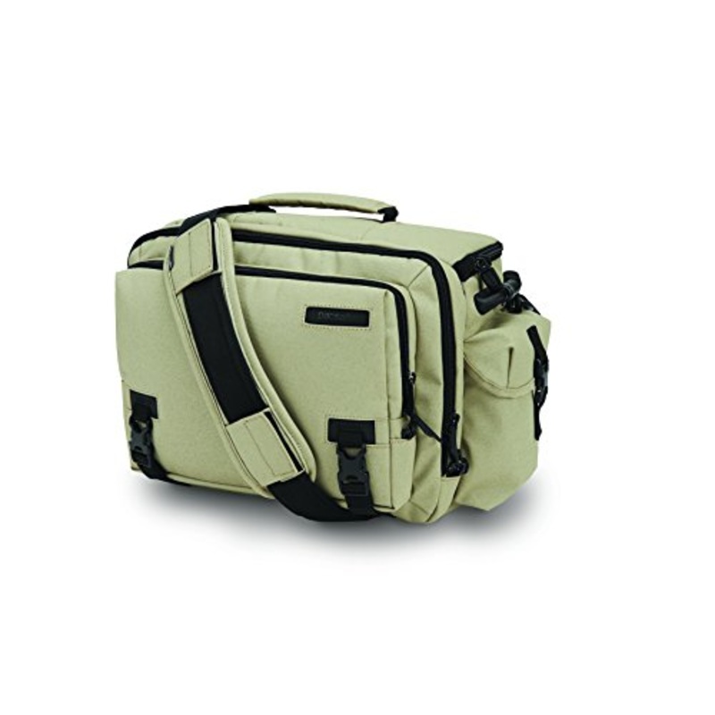 Pacsafe Camsafe Z15 Anti-Theft Camera And Tablet Shoulder Bag, Slate Green