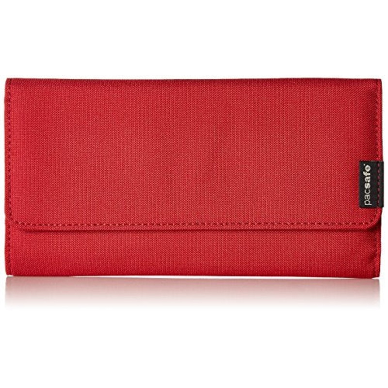 Pacsafe Rfidsafe Lx200 Anti-Theft Rfid Blocking Clutch Wallet, Chili