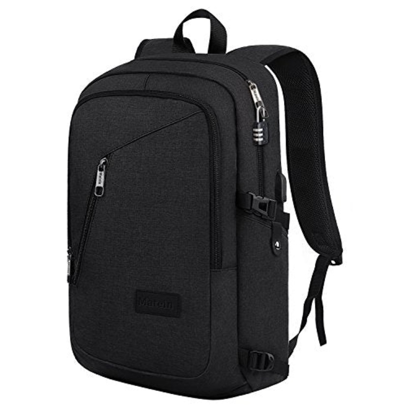 Slim Travel Backpack,Anti-Theft College School Backpack With Usb Charging Port And Lock For Men