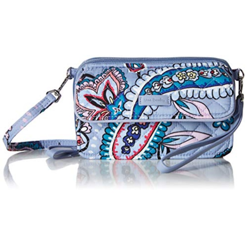 Vera Bradley Iconic RFID All in One Crossbody, Signature Cotton, Makani Paisley