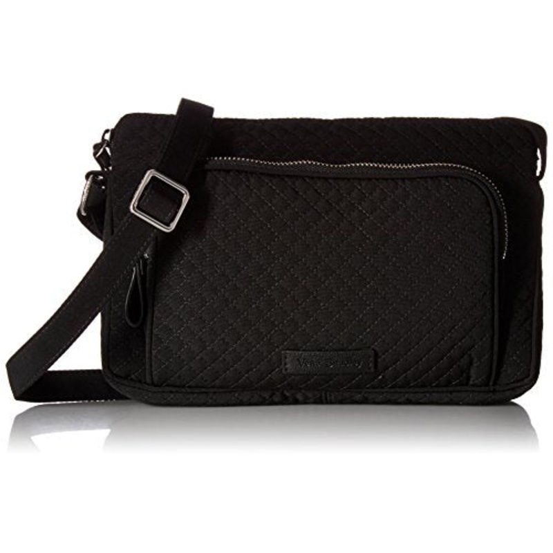 Vera Bradley Iconic Rfid Little Hipster, Classic Black