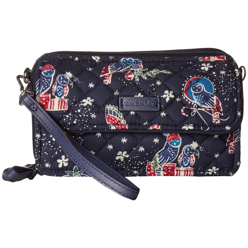 Vera Bradley Women's Iconic RFID All-In-One Crossbody Holiday Owls One Size