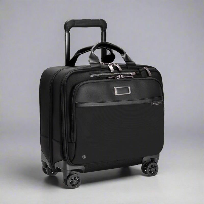Briggs & Riley @WORK Medium Spinner RFID Zippered Briefcase Spinner (Free Monogram)- KR520SP