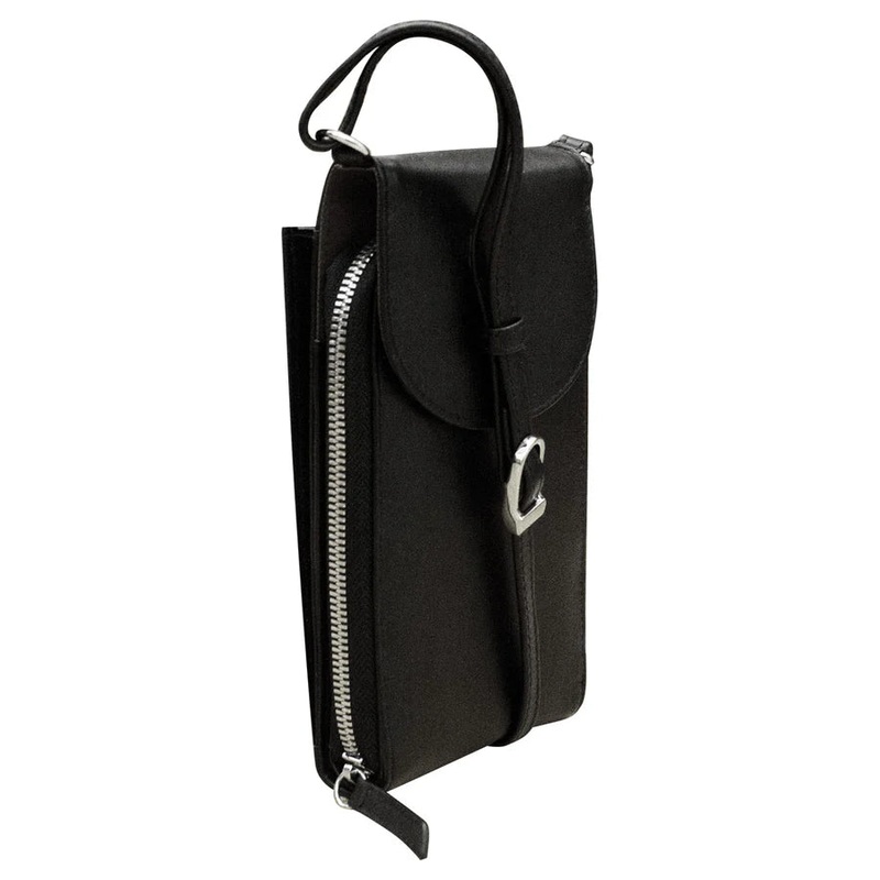ili New York Leather RFID Accordion Phone Bag 6321