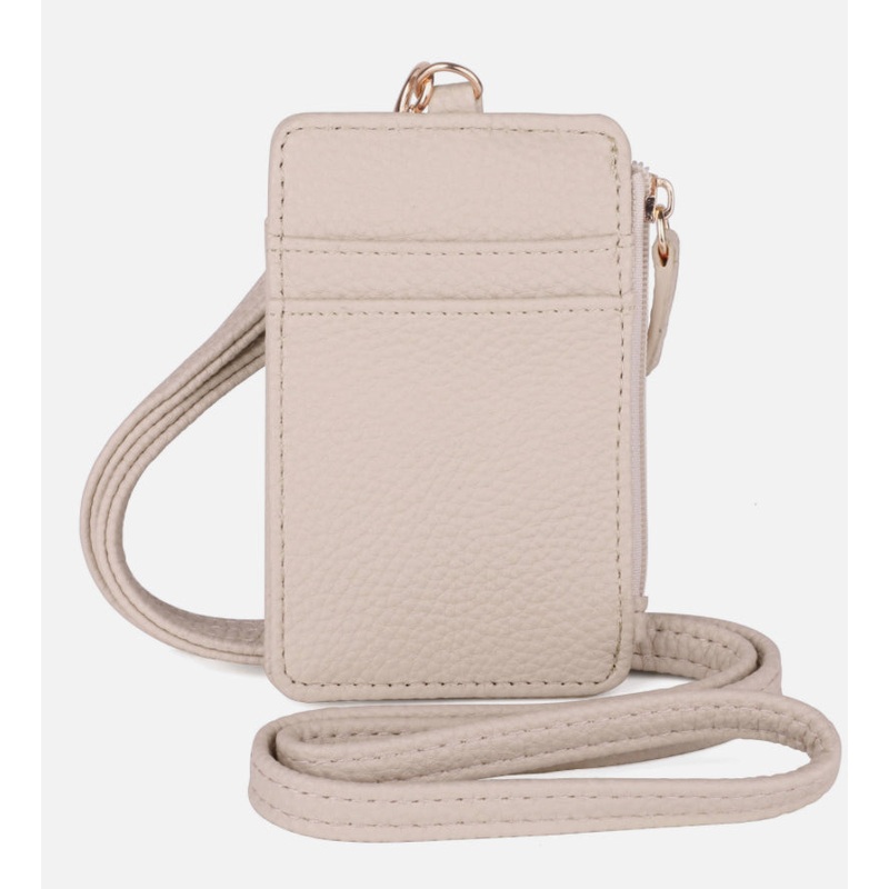 Julia Buxton RFID Vegan ID/Credit Card Lanyard Wallet