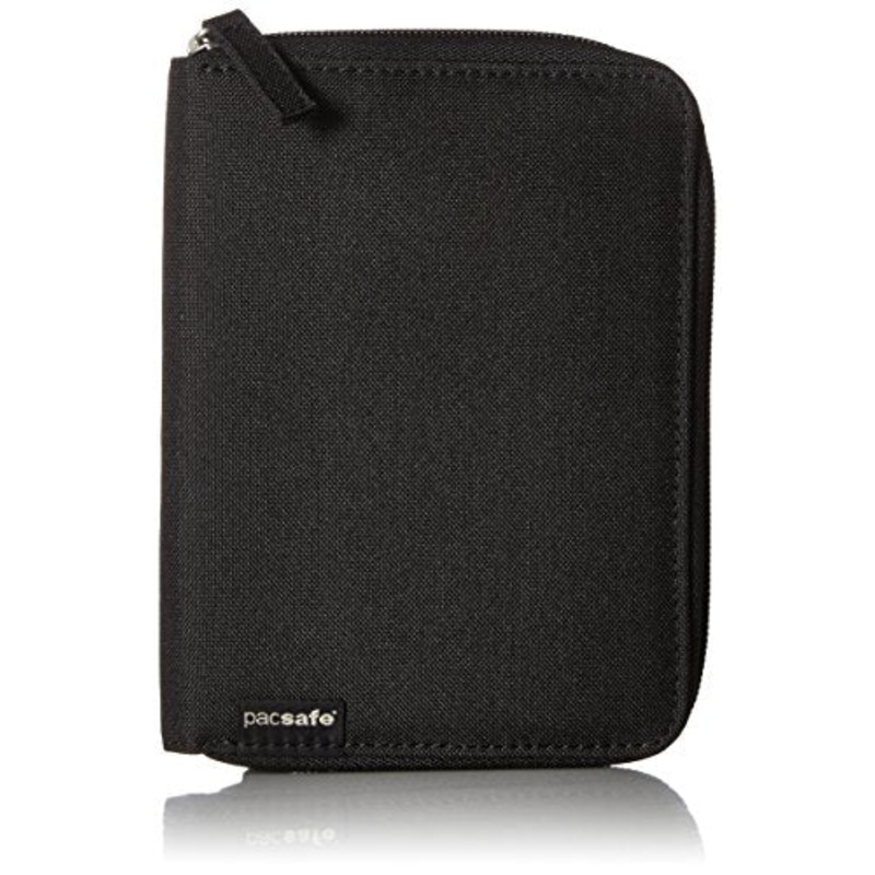 Pacsafe RFIDsafe LX150 Anti-Theft RFID Blocking Passport Wallet, Black