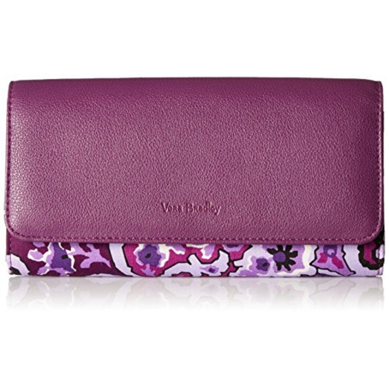 Rfid Audrey Wallet - Signature Wallet, Lilac Paisley, One Size