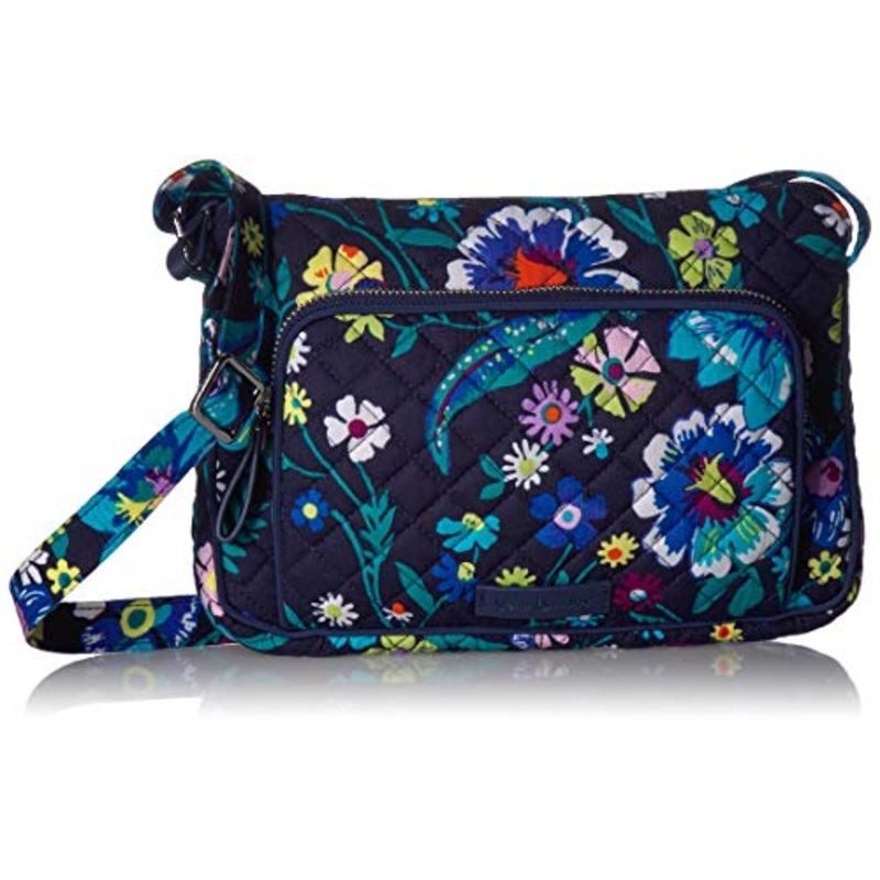 Vera Bradley Iconic RFID Little Hipster, Signature Cotton, Moonlight Garde