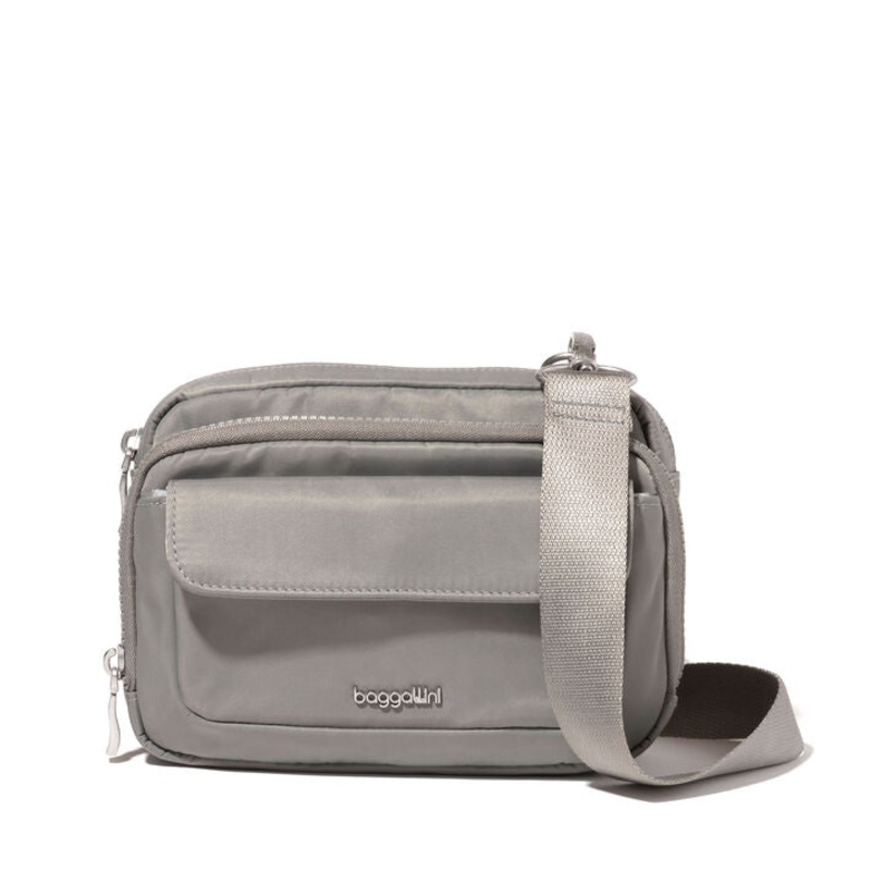 Baggallini Modern Double Zip RFID Crossbody
